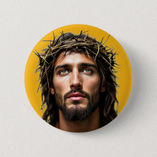 BADGE ROND 5 CM JESUS