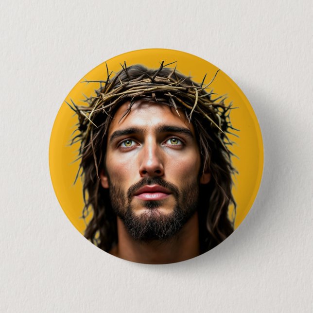 BADGE ROND 5 CM JESUS (Devant)