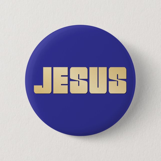 Badge Rond 5 Cm Jésus (Devant)