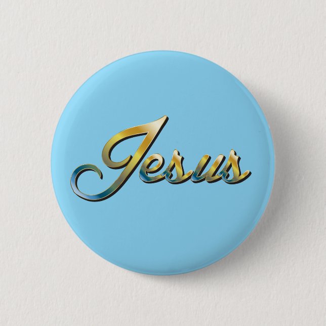 Badge Rond 5 Cm Jésus  (Devant)