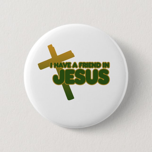 Badge Rond 5 Cm Jésus (Devant)