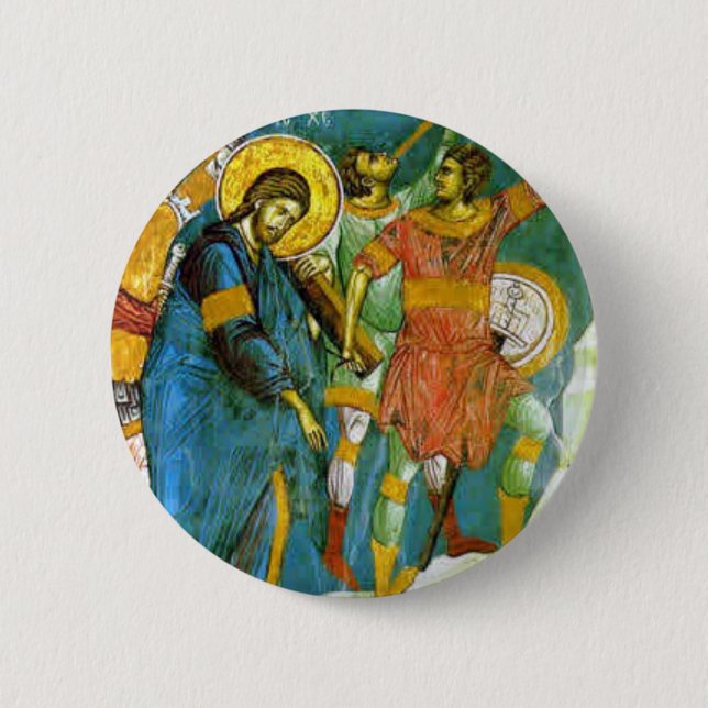 Badge Rond 5 Cm Jésus (Devant)