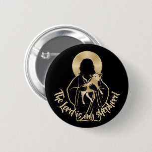 Badge Rond 5 Cm Jésus Berger
