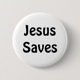 Badge Rond 5 Cm Jésus économise