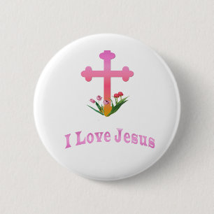 Badge Rond 5 Cm Jésus est le roi des rois