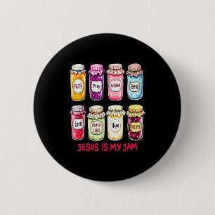 Badge Rond 5 Cm Jésus est ma passion et je suis là pour la répandr
