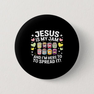 Badge Rond 5 Cm Jésus est ma passion et je suis là pour répandre l