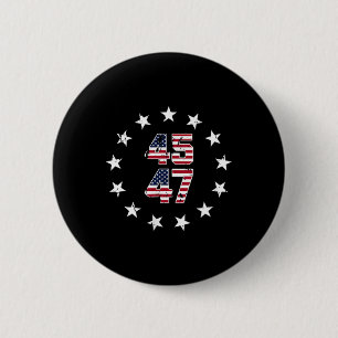 Badge Rond 5 Cm Jésus Est Mon Sauveur Trump Est Mon Président Amér