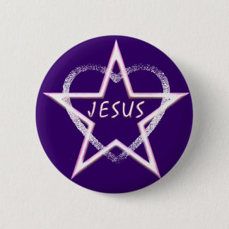 Badge Rond 5 Cm Jésus, étoile de matin lumineuse