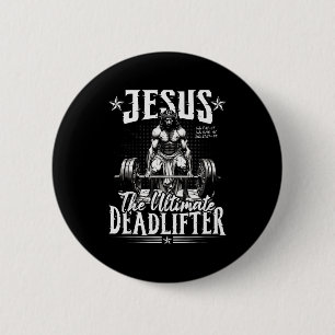 Badge Rond 5 Cm Jésus Le Levage de Mort Ultime Jésus Levage de Mor
