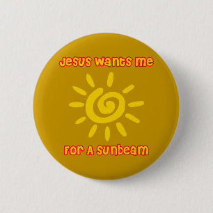 Badge Rond 5 Cm Jésus me veut pour Sunbeam