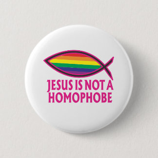 Badge Rond 5 Cm Jésus n'est pas un homophobe