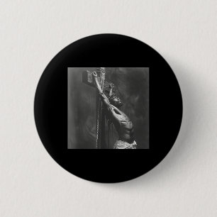 Badge Rond 5 Cm Jésus Noir, Chrétienté, Église, Christ, Jésus 2