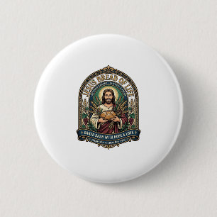 Badge Rond 5 Cm Jésus Pain De Vie Jésus Pain Vie Boulangerie Chris