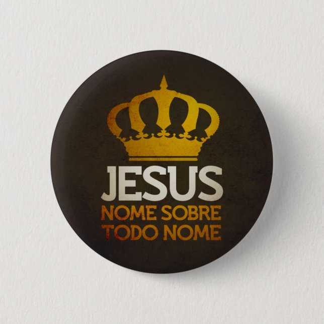 Badge Rond 5 Cm Jésus Salverd (Devant)