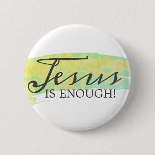 BADGE ROND 5 CM JÉSUS SUFFIT !