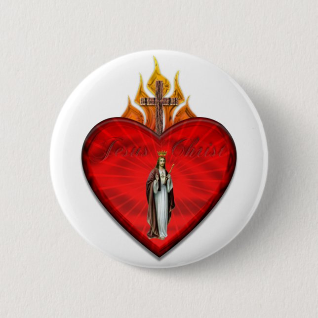 Badge Rond 5 Cm JesusChrist3a (Devant)