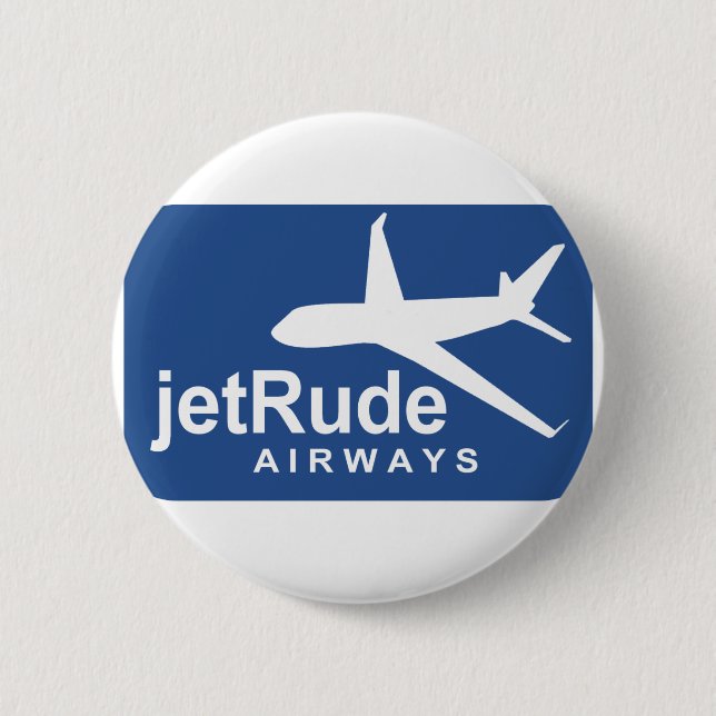 Badge Rond 5 Cm Jet Rude Air (Devant)