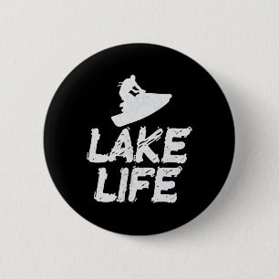 Badge Rond 5 Cm Jetski Jet Ski Ski Amour Sports D'eau Drôle Cool
