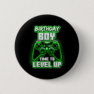 Badge Rond 5 Cm Jeu d'Anniversaire Jeu d'Anniversaire Joueur 6
