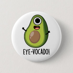 Badge Rond 5 Cm Jeu d'Avocado amusant