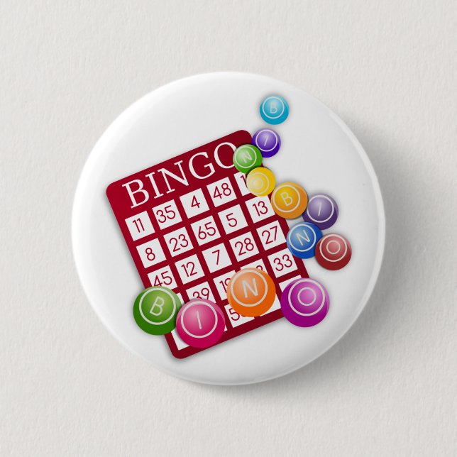 Badge Rond 5 Cm Jeu de bingo-test (Devant)