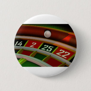 Badge Rond 5 Cm Jeu de casino de Rulet de roulette