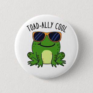 Badge Rond 5 Cm Jeu de crapaud Cool