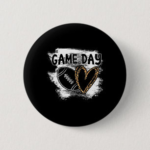 Badge Rond 5 Cm Jeu de football Jour femmes Leopard Cheetah Jeu Jo