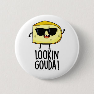 Badge Rond 5 Cm Jeu de fromage amusant Gouda