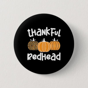 Badge Rond 5 Cm Jeu de grâce Thanksgiving Red Haired Woman 1