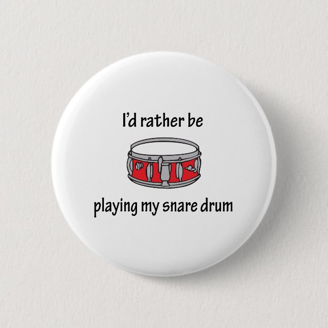Badge Rond 5 Cm Jeu de mon tambour de piège (Devant)