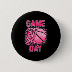 Badge Rond 5 Cm Jeu de sensibilisation au cancer du sein Jour Pink