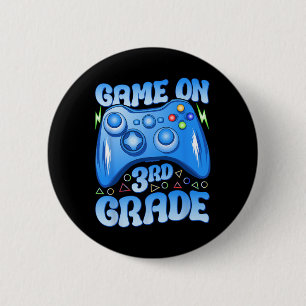Badge Rond 5 Cm Jeu De Troisième Année Ck À L'École Jeux Vidéos Ga
