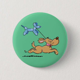 Badge Rond 5 Cm Jeu du chien
