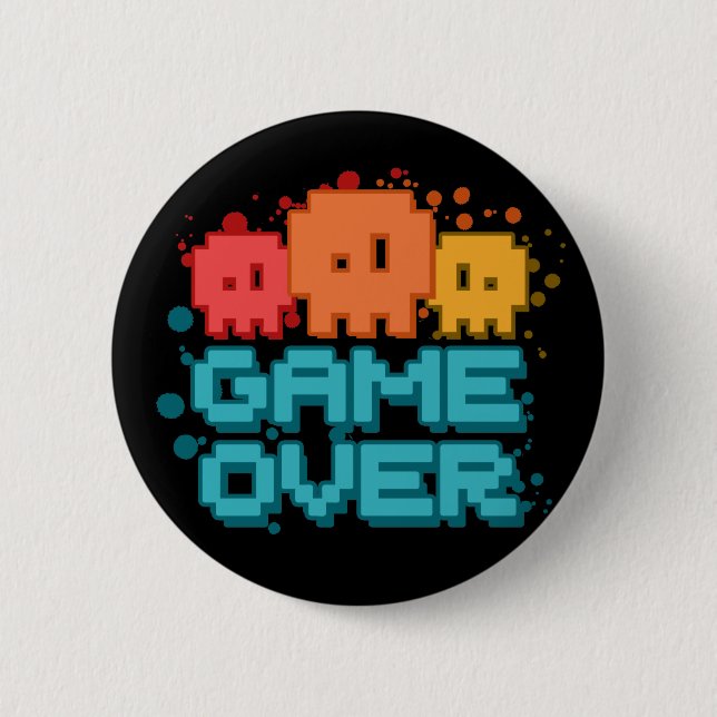 Badge Rond 5 Cm Jeu plus de (Devant)
