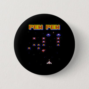 Badge Rond 5 Cm Jeu vidéo rétro ancien jeu scolaire 80 vintage jeu