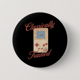 Badge Rond 5 Cm Jeu vidéo Retro Vintage avec formation de clic