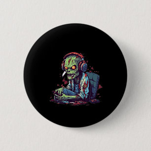 Badge Rond 5 Cm Jeu Zombie Halloween Costume Jeu vidéo jeu C