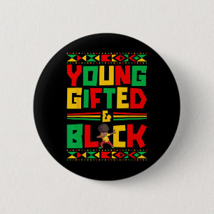 Badge Rond 5 Cm Jeune Black Boy African American History Boy