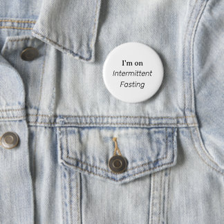 Badge Rond 5 Cm Jeûne Intermittent Hommes Femme Vêtements Mode