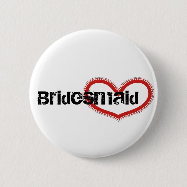 Badge Rond 5 Cm Jeune mariée (Devant)