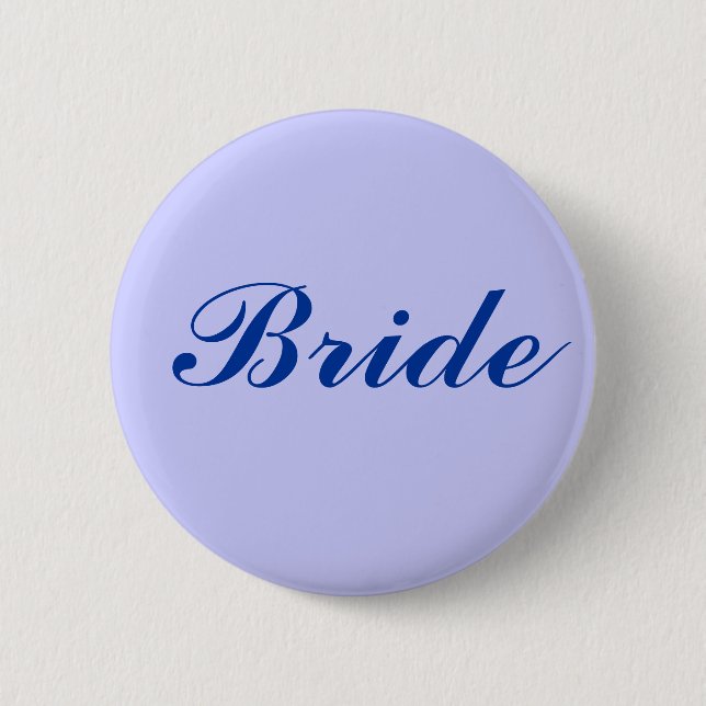Badge Rond 5 Cm Jeune mariée (Devant)