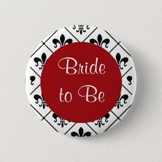 Badge Rond 5 Cm Jeune mariée à être (Devant)