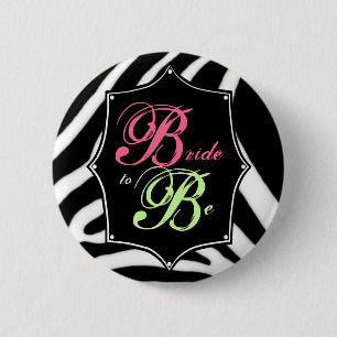 Badge Rond 5 Cm Jeune mariée à être bouton de Bachelorette