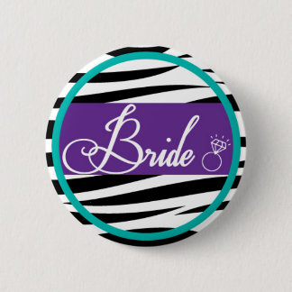 Badge Rond 5 Cm Jeune mariée à être Pin