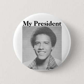 Badge Rond 5 Cm Jeunes poules Obama