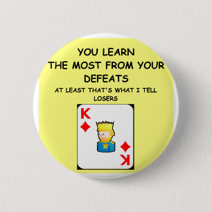 Badge Rond 5 Cm jeux de carte