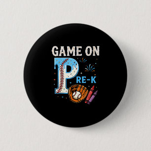 Badge Rond 5 Cm Jeux de glace à la dribble de baseball retour à l'
