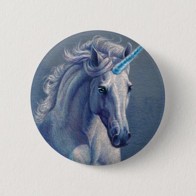 Badge Rond 5 Cm Jewel la licorne (Devant)